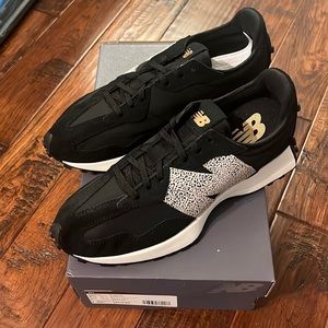 New Balance Black and White Athletic Shoes